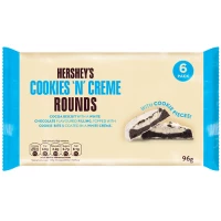 Hersheys CookiesnCreme Rounds sausainiai 96g | Multum
