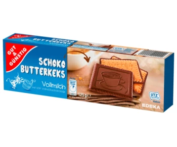 G&G Schoko Butterkeks Vollmilch sausainiai 125g | Multum