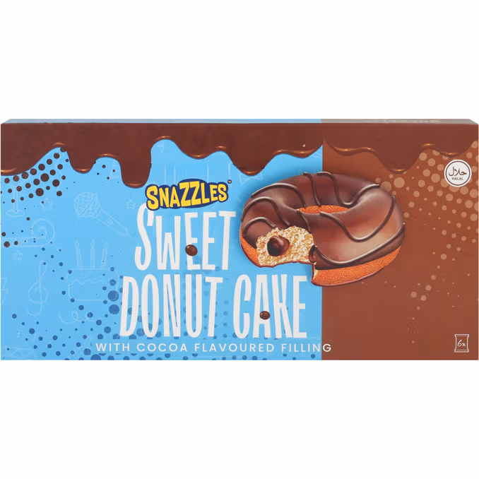 SNAZZLES SweetDonut spurga su kakavos įdaru 240g | Multum