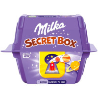 Milka Secret Box staigmenų dėžutė - šokoladas + siurprizas 14,4g | Multum