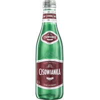Cisowianka gazuotas mineralinis vanduo stikliniame buteliuke 0,3L | Multum