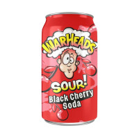 Warheads Sour Black Cherry gazuotas gazuotas vyšnių skonio gėrimas 0,355ml | Multum