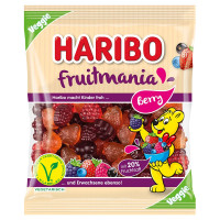 Haribo Fruitmania Berry želė saldainiai su uogų skoniu 175g | Multum