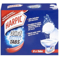 Harpic 3in1 Active Tabs tabletės tualeto dubeniui valyti 200g | Multum