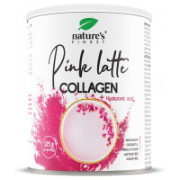 Nature's Finest Pink Collagen Latte mišinys su kolagenu ir vanilės skoniu | Multum
