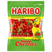 Haribo Happy Cherries želė saldainiai 175g | Multum