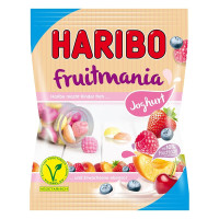 Haribo Fruitmania vaisių želė saldainiai su lieso pieno jogurtu 175g | Multum