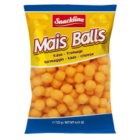 Snackline Cheese Balls kukurūzų užkandžiai su sūrio skoniu 125g | Multum