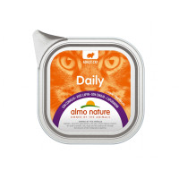Almo Nature Daily šlapias maistas su triušiena katėms 100g | Multum