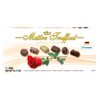 Maitre Truffout šokoladinių saldainių pasirinkimas 400g | Multum