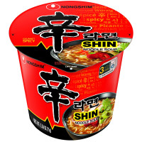 Greitai paruošiama makaronų sriuba Nongshim Shin, aštri 68 g | Multum