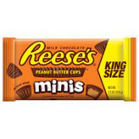 Reeses Minis žemės riešutų sviestas - pieniško šokolado saldainiai 70g | Multum