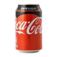 Coca Cola Zero gazuotas gaivusis gėrimas 330ml | Multum