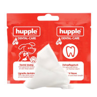 Hupple drėgnos servetėlės dantims valyti šunims 2 vnt | Multum