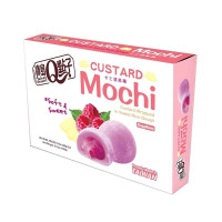 Q Brand varškė Mochi su aviečių skonio 168g | Multum