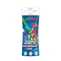 PJ Masks dušo želė ir šampūnas 2in1 su braškių kvapu 300ml | Multum