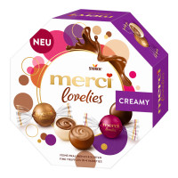 Merci Lovelies Kreminiai šokoladiniai saldainiai 185g | Multum