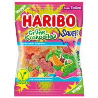 Haribo Grune Krokodile Sauer želė saldainiai 175g | Multum