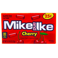 Mike and Ike Sour saldainiai su vyšnių skoniu 22g | Multum