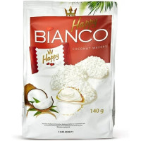 HAPPY BIANCO vafliniai saldainiai su kokosų kremu 120g | Multum