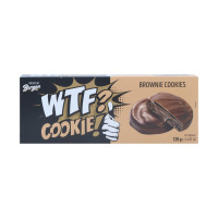 BERGEN šokoladiniai sausainiai su brownie skonio įdaru 128g | Multum