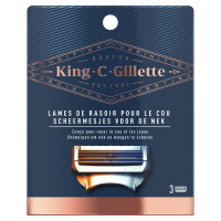 GILLETE King C skutimosi kasetės 3 vnt | Multum
