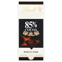 LINDT Excellence 85% tamsus šokoladas 100g | Multum