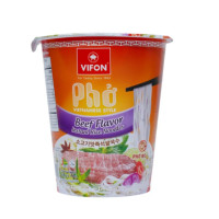 VIFON jautienos skonio Phở Bò ryžių makaronai dubenėlyje, 60g | Multum