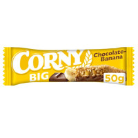 CORNY BIG šokoladinis-bananinis musli batonėlis 50g | Multum