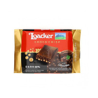 LOACKER tamsaus šokolado 60% plytelė Choco Crisp 55g | Multum
