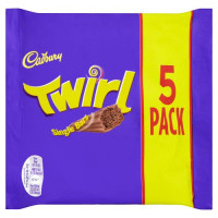 CADBURY Twirl šokoladiniai batonėliai (5) 107,5g | Multum