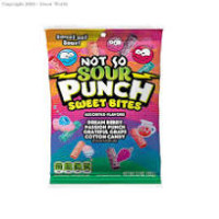 SOUR PUNCH Sweet Bites 4 skonių kramtomieji saldainiai 150g | Multum