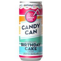 CANDY CAN Birthday Cake limonadas, skardinėje 330ml | Multum