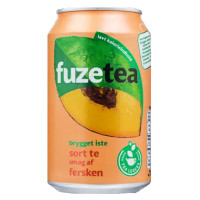 FUZE TEA persikų šalta arbata, 330ml skardinėje | Multum