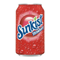 SUNKIST USA Braškių limonadas, skardinėje 355ml | Multum