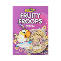 SNAZZELES Fruity Froops pusryčių dribsniai 225g | Multum