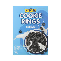 SNAZZELES Cookie Rings pusryčių dribsniai 225g | Multum