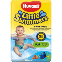 HUGGIES Little Swimmers sauskelnės plaukimui #3-4, 7-15kg, 12vnt. | Multum
