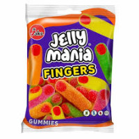 JAKE Jelly Mania Sour Fingers Jelly Candy 100g | Multum