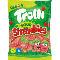 TROLLI Sour Strawbies želė saldainiai 150g | Multum