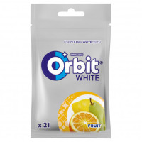 ORBIT White Fruit kramtomoji guma, paketėlyje 29g | Multum