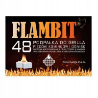 FLAMBIT sauso alkoholio gabaliukai 48vnt | Multum