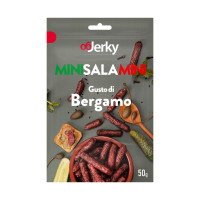 OBJERKY MiniSalami Bergamo kiaulienos ir jautienos dešrelės 50g | Multum