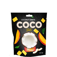 COCO DELI kokosų traškučiai su mango skoniu 30g | Multum
