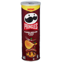PRINGLES traškučiai su ant grotelių kepto kepsnio skoniu 165g | Multum