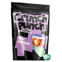 CRUNCH PUNCH Sour Starballs Liofilizuoti saldainiai 100g      | Multum