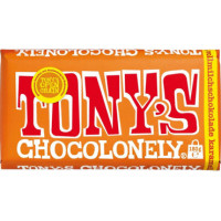 TONY'S CHOCOLONEY Karamelės ir druskos šokolado batonėlis 180g | Multum