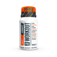 ICONFIT apelsinų skonio gėrimas prieš treniruotę 60 ml | Multum