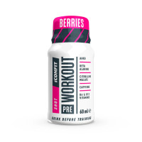 ICONFIT prieš treniruotę uogų skonio gėrimas 60ml | Multum