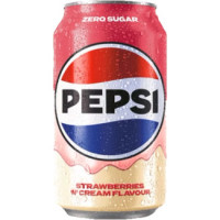 PEPSI Braškės n grietinėlės, skardinė 330ml | Multum